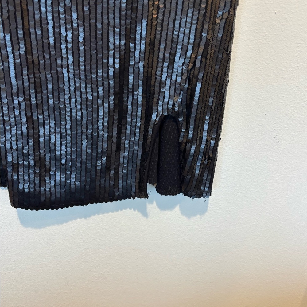 Free People Intimately Black Sequin Mini Dress 12 - Picture 5 of 9